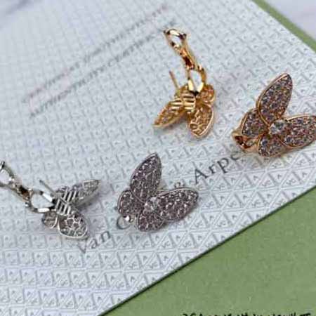 絕美蝴蝶耳拍，高碳鉆飽滿圓潤(rùn)，大氣