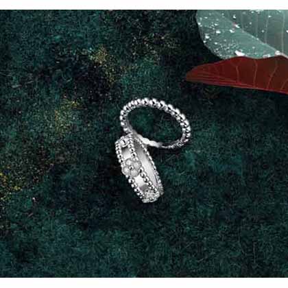 VCA梵克雅寶萬花筒戒指，專柜正品，細節(jié)精細，高大上設計！