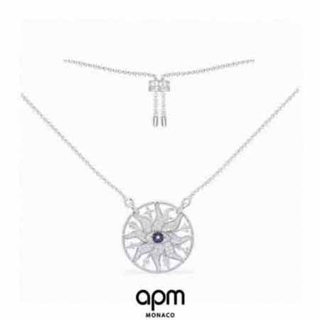 apm monaco御邪之眼和太陽可調節項鏈銀白