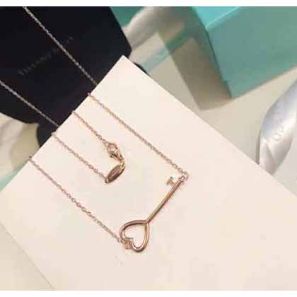 高等定制925純銀桃心鑰匙項鏈，精美的愛心鑰匙！