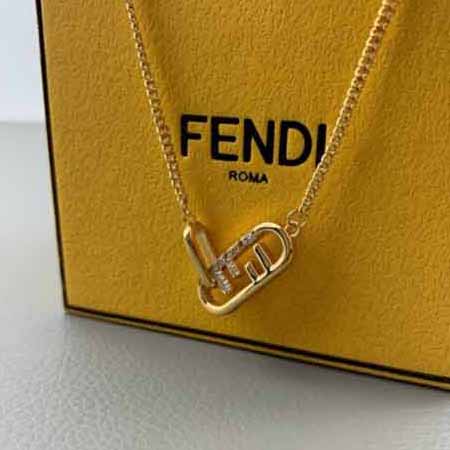 流行飾品網(wǎng)FENDI女士裝飾項鏈 芬