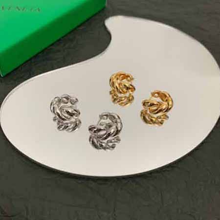 Bottega Veneta耳釘純銀耳環高等感耳墜BV耳釘