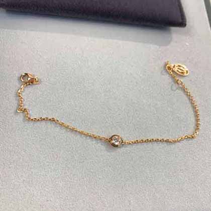 圣誕節禮物 小飛碟單鉆手鏈 新款