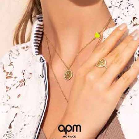 龍兮名品網(wǎng)Apm monaco 熒光黃笑