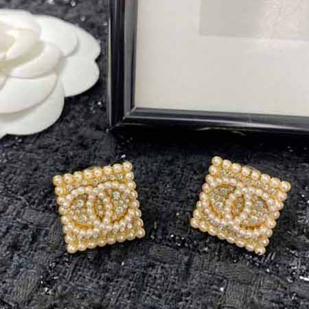 大品牌方形氣質潮網紅c耳釘 女士時尚個性歐美夸張大款耳環