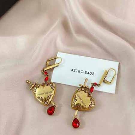 亞厲山大麥昆愛心耳環(huán)同步專柜高等品質(zhì)