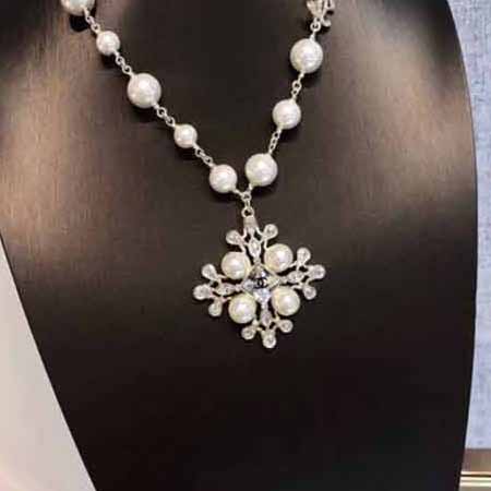 秋冬毛衣鏈項鏈Chanel 毛衣鏈 小香 珍珠短鏈