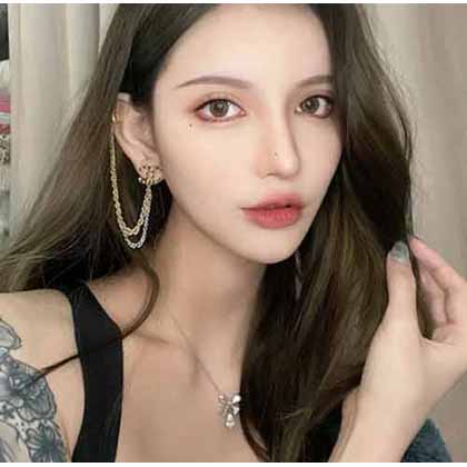 大品牌 格拉夫 水滴 蝴蝶結 套裝 項鏈 耳釘