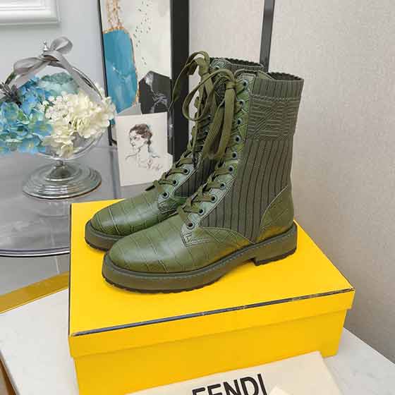 Fend品牌潮流休閑高幫FF襪子彈力短