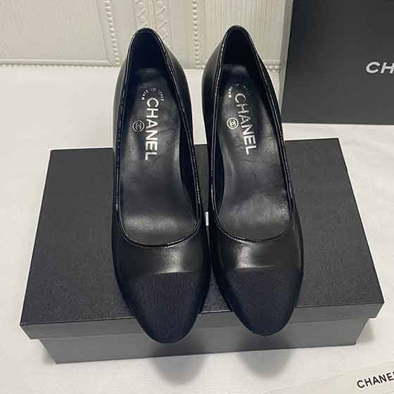 批發女鞋網小香四季款圓頭拼色單