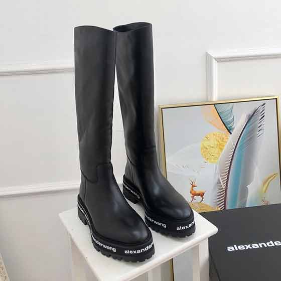 Alexande wang大王女靴真皮中筒靴，尖頭短靴！