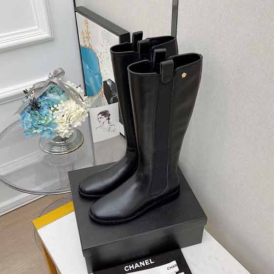 Chane外國大品牌女靴 長靴 小香山