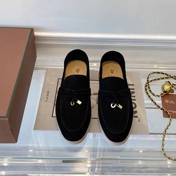 Loro Piana 諾詩翩雅早春情侶爆款圓頭一腳蹬百搭豆