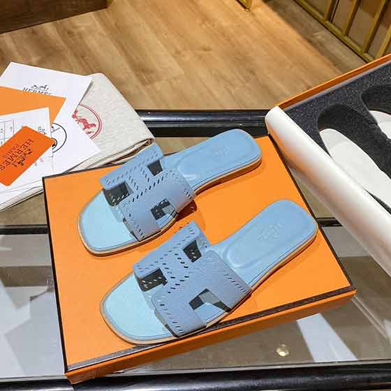 hermes女鞋涼鞋 H拖沖孔系列高等