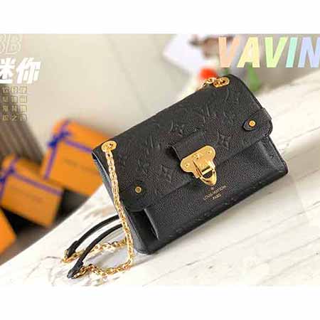 路易威登時尚經典休閑Vavin小號手袋M44550黑色，輕松