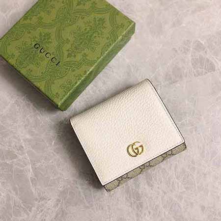 gucci新款錢(qián)包女短款真皮氣質(zhì)女