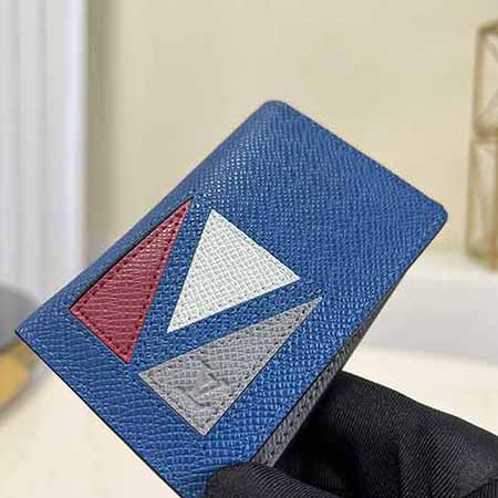 路易威登【獨家實拍M30787】V字圖案口袋錢夾依托精湛鑲嵌細工