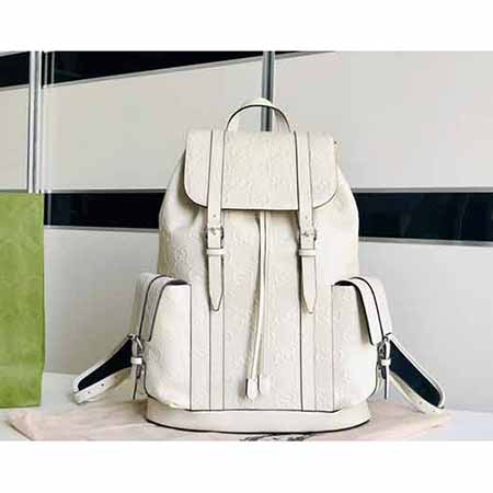 大容量旅行真皮雙肩包 古奇商務(wù)休閑頭層牛皮