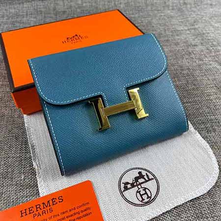 歐美大品牌真皮小錢包 Hermes女