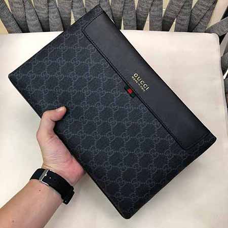 gucci手拿包男真皮大品牌手包 男