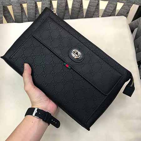 大品牌手拿包男夾包古奇男真皮牛