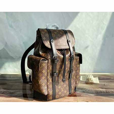 lv背包男雙肩包商務大品牌男士書包時尚潮流旅