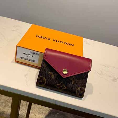 路易威登老花紫色精致迷人ZOE錢夾M62933，小巧容量大！