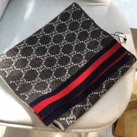 低調的高貴感Gucci原單新款針織男士圍巾
