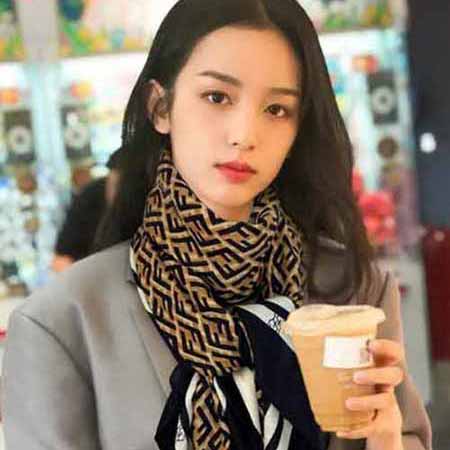 FD圍巾女冬季加厚保暖圍脖高等感大品牌fendi長款羊絨披肩