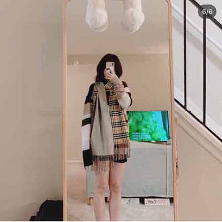 巴寶莉原單明星大愛 進口山羊絨圍巾 法國尾貨