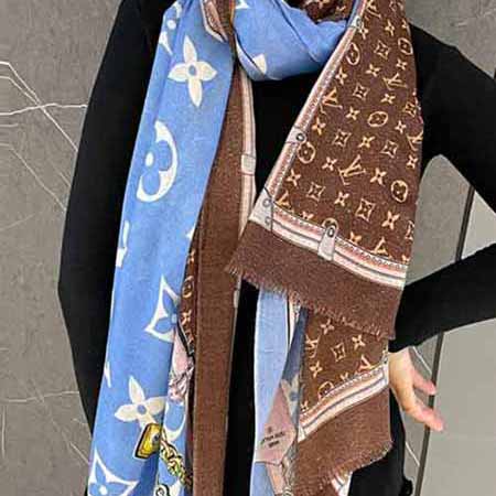 潮牌英倫風高等羊絨圍巾 迪奧女士秋冬季經典長款羊