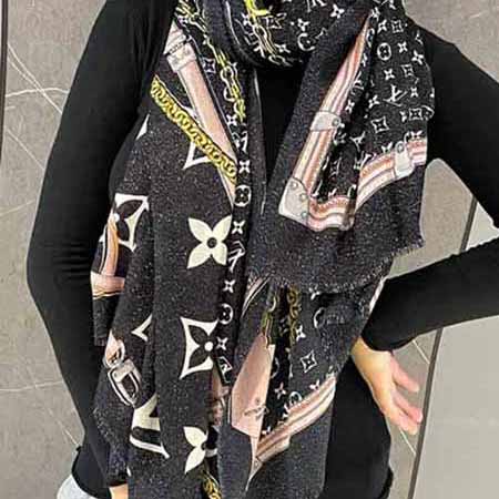 迪奧羊絨圍巾女冬季披肩時尚洋氣冬款大品牌保暖加厚圍脖