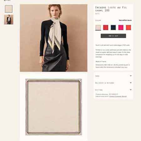 愛馬仕羊絨方巾驚艷問世！白富美鐘愛，大品牌控尖叫畢備