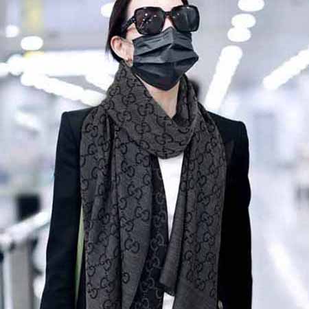 古奇女士圍巾披肩 Gucci明星同款長巾