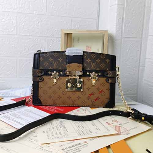 LV仿原單經典老花與黃花碰撞