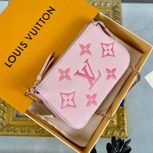 LV粉色老花錢包解析：設計亮點、