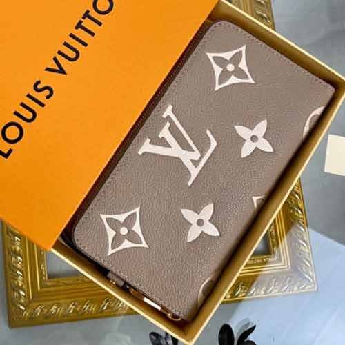 路易威登Zippy拉鏈錢夾M69794，銀色V字標識，內含