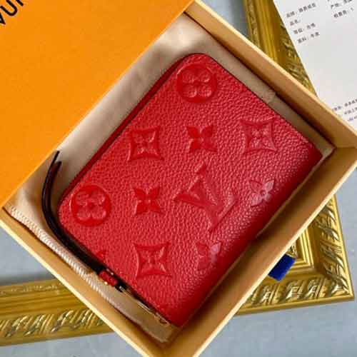 路易威登經典Zippy拉鏈零錢包，大