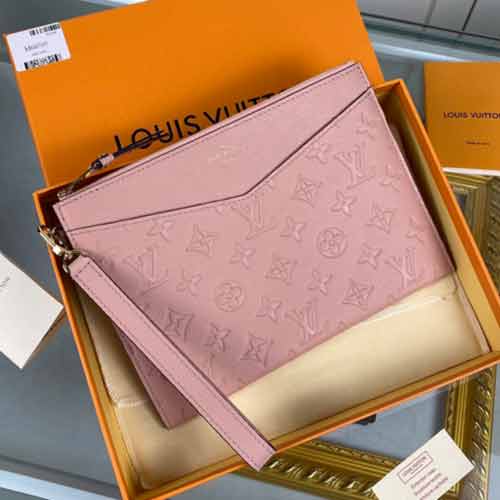 LV女士手拿包真皮信封包大品牌手抓包時尚夾包M68707