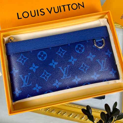 路易威登新款Discovery Pochette 手袋M30278藍色