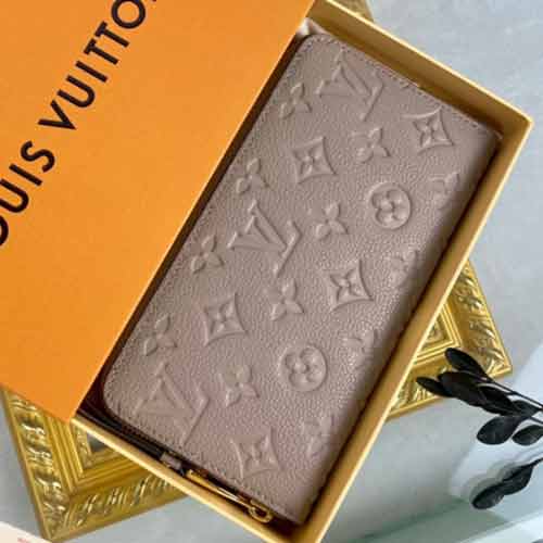 LV原單灰色經典Zippy拉鏈錢夾M6903