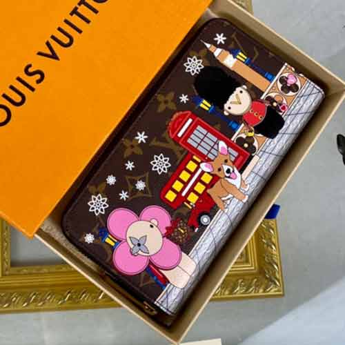 LV圣誕雪絨配經典Zippy錢夾M8086