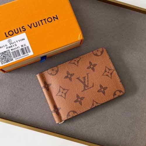 精仿美金夾 票夾 monogram中間金屬夾M66543