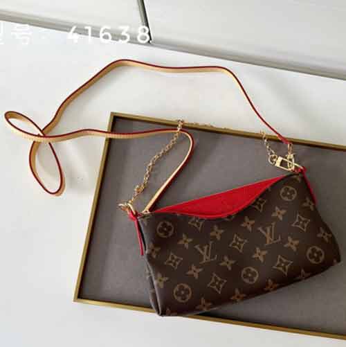 LV金鏈可調多功能包袋M41638，日