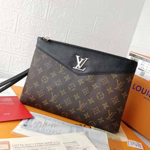 品牌新款男士手包防水手拿拉鏈公文男包商務手抓夾信封錢包送老公