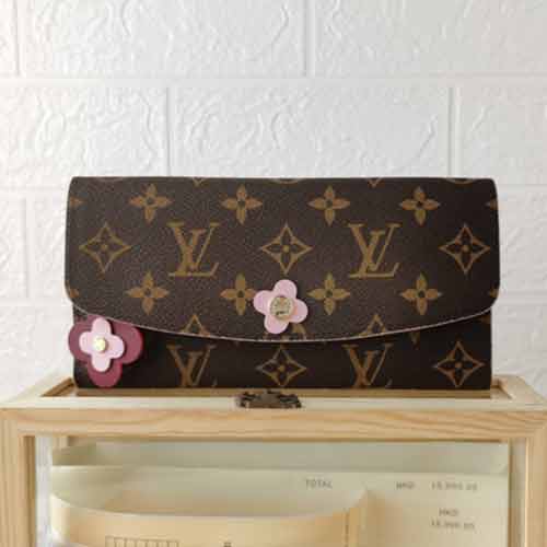 LV M64202 Emilie錢夾，柔美時尚，精