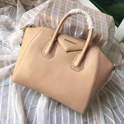 紀(jì)梵希牛皮金屬鎖手提包 經(jīng)典款A(yù)ntigona車包 Givenchy托特包