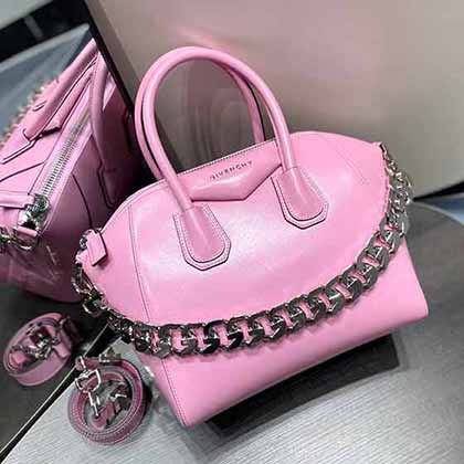 GIVENCHY新款皮女包國際品牌鎖扣大容量女士手提包