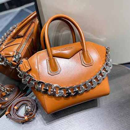 高等質(zhì)感牛皮手提包 紀(jì)梵希百搭單肩包 真皮時(shí)尚全皮女包