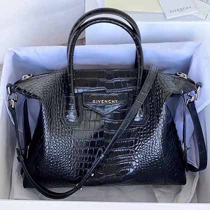 紀梵希大容量高等感百搭全皮購物袋單肩托特包